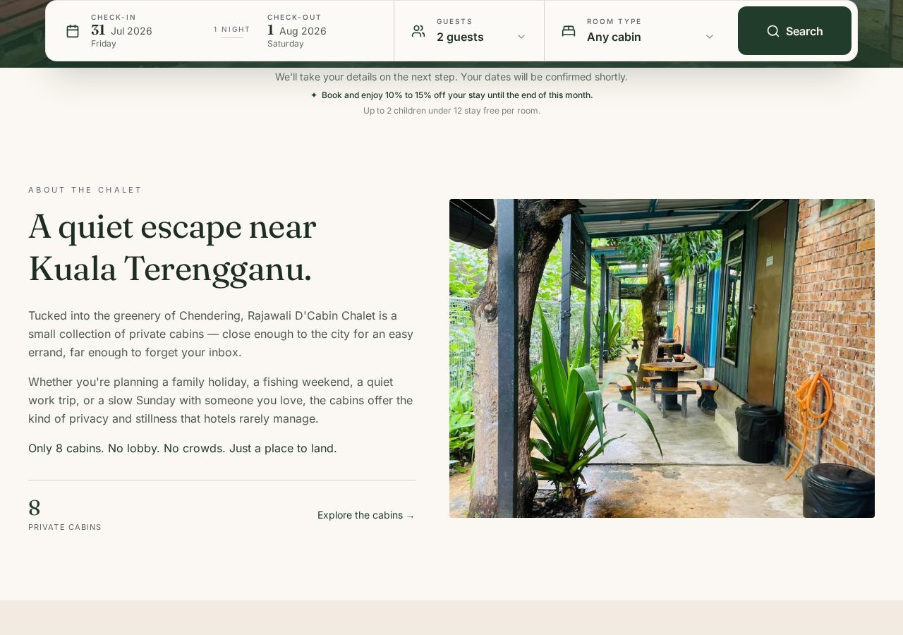 Location and directions section of the website